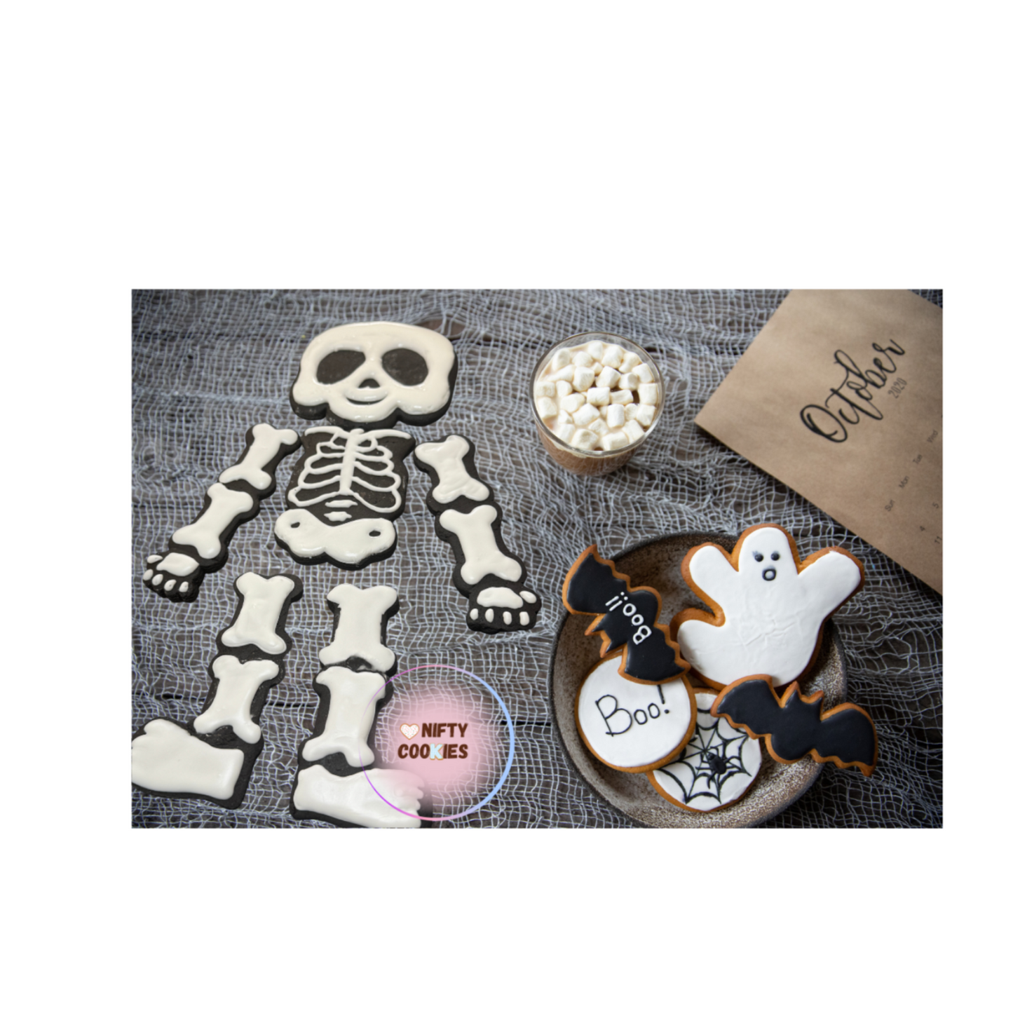 Large Skeleton Cookie